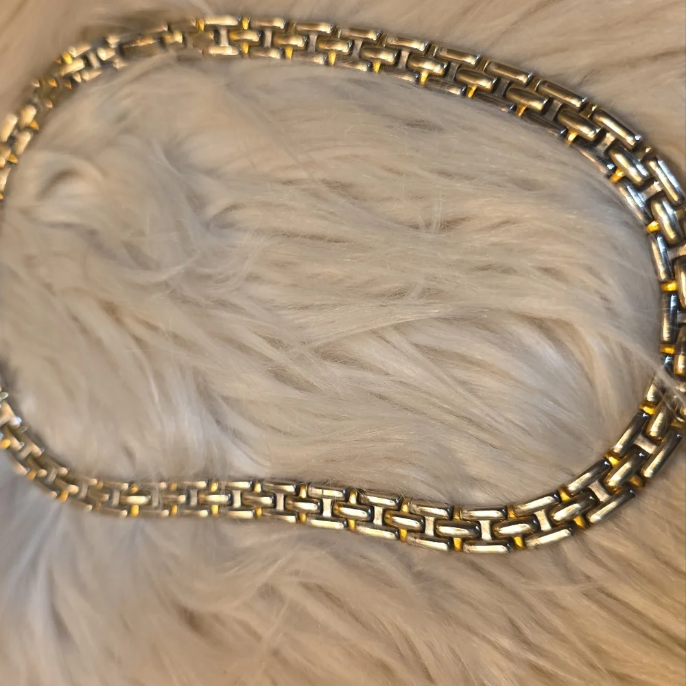 Pre-owned Givenchy Two-Tone Chain Necklace - Picture 2 of 5